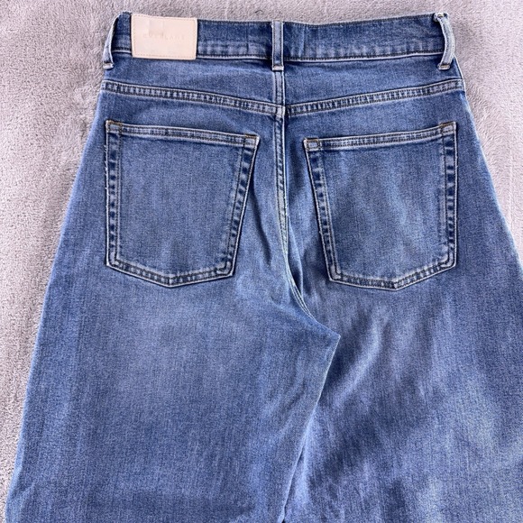 Everlane The Way-High Barrel Jean Womens Size 27Lx28 Blue High Rise Denim Casual - Picture 4 of 7